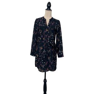 Everly Self Tie Floral Shirt Dress (CdlG)